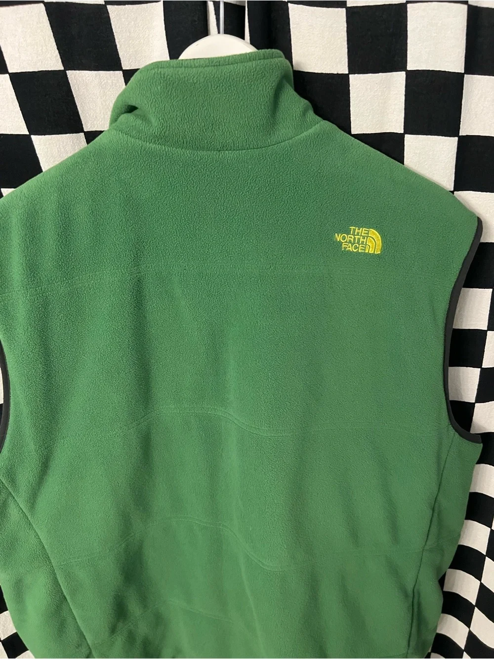 The North Face Green, Black & Yellow Men’s Insulated Vest